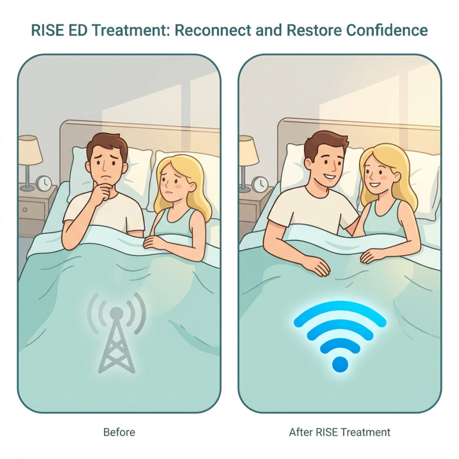 RISE ED Radiofrequency treatment at MerLeaux Aesthetics Bay St. Louis